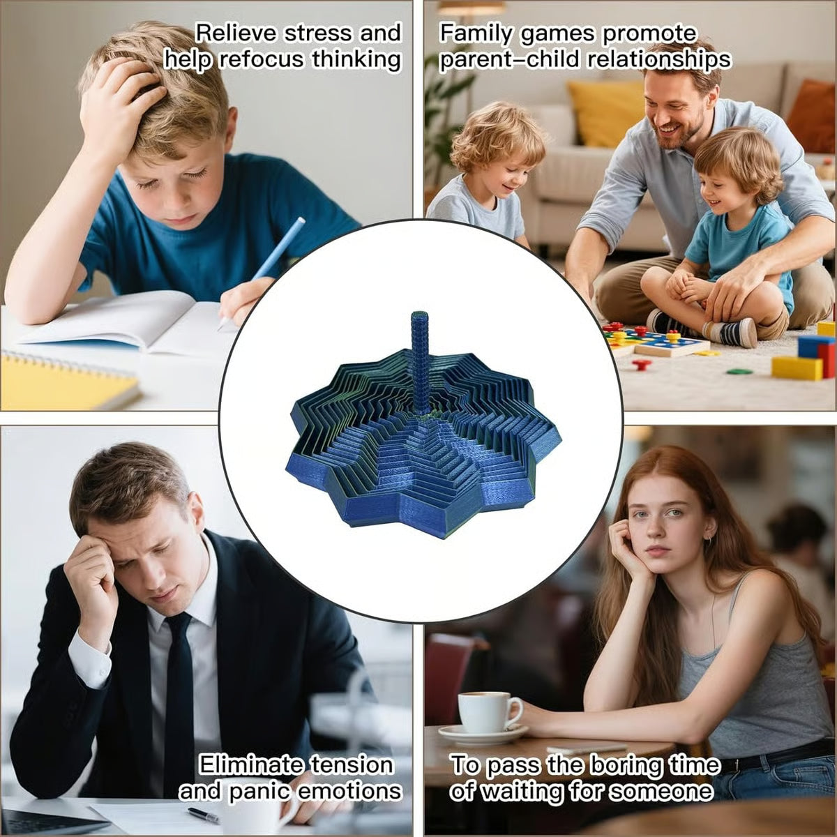 Eleora QuantumStar™ - Premium 3D Sensory Focus Tool